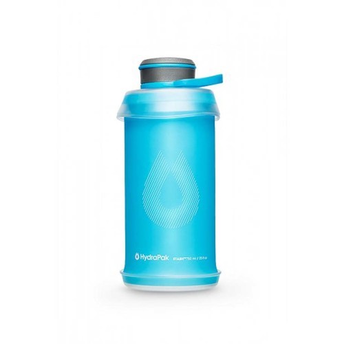 Hydrapak 750ml Stash 2.0 Compact & Flexible Water Bottle - Malibu Blue