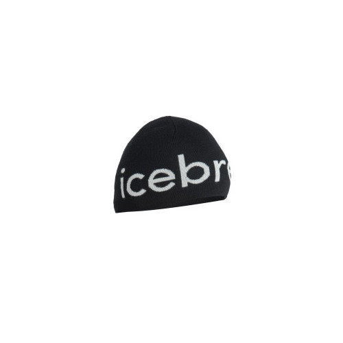 Icebreaker Merino Icebreaker Beanie - BLACK/ECRU HEATHER - OS