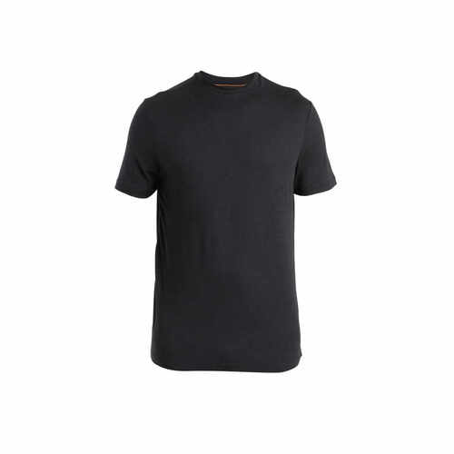 Icebreaker Merino 150 Tech Lite III Mens Short Sleeve T-Shirt - Black - L