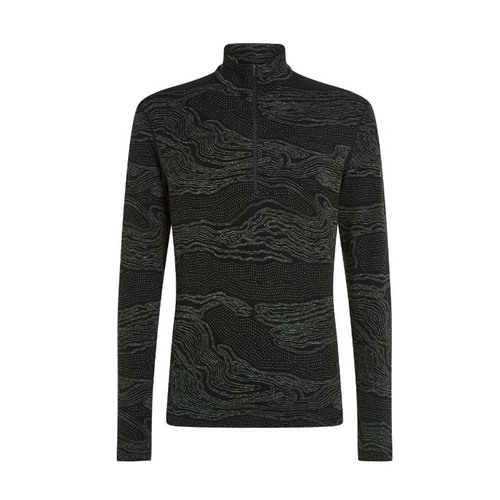 Icebreaker 260 Vertex Snow Guide Mens Long Sleeve Half Zip Thermal Top