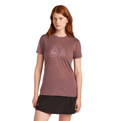 Icebreaker Merino 150 Tech Lite Short Sleeve Womens Tee - Van Camp