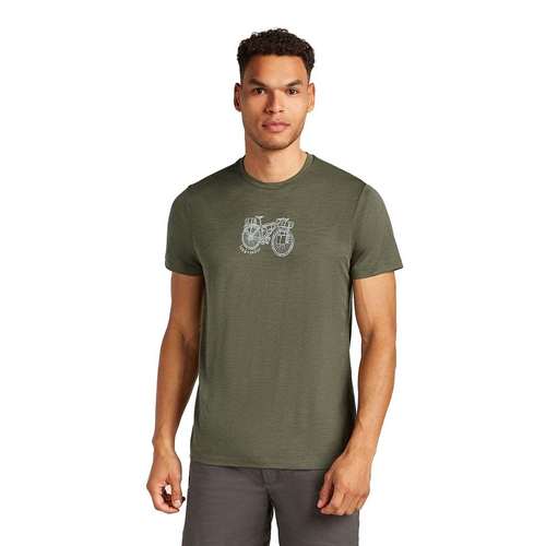 Icebreaker Merino 150 Tech Lite Short Sleeve Mens Tee - Adventure Ride