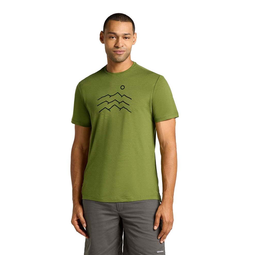 Icebreaker Merino Blend 125 Cool-Lite Sphere Short Sleeve Mens Tee - Across the Peaks