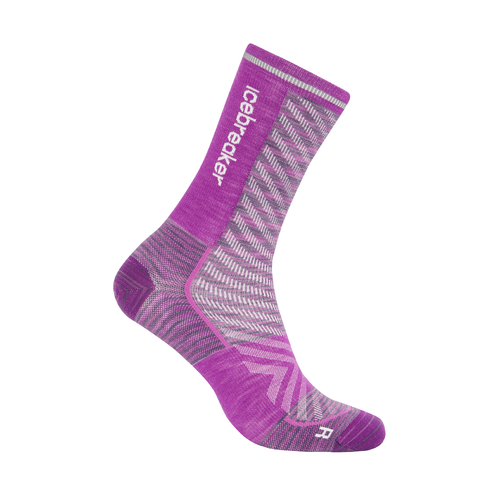 Icebreaker Merino Blend Run+ Ultralight Crew Womens Socks - Fusion Dye