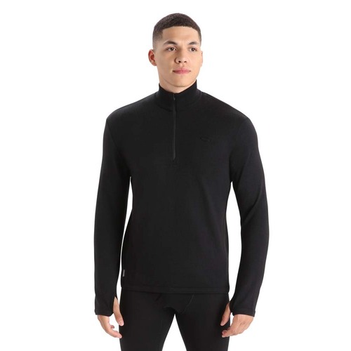 Icebreaker Original Mens Long Sleeve Merino Half Zip Top