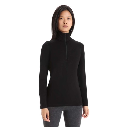 Icebreaker 260 Tech Womens Merino Long Sleeve Half Zip Thermal Top