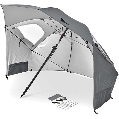 Sport-Brella Premiere 8ft Umbrella Sun Shelter - Grey