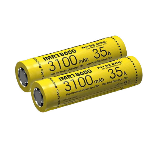 Nitecore 3100mAh 35A Battery - 2 Pack 