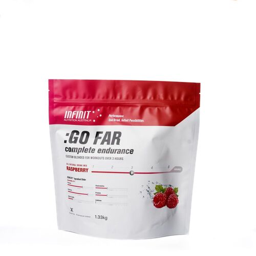 Infinit Go Far Complete Endurance Fuel - Raspberry - 1.33 kg