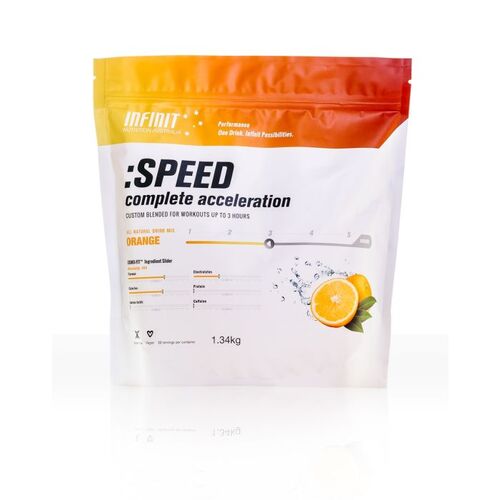 Infinit Speed Energy Fuel - Orange Flavour - 1.3 kg