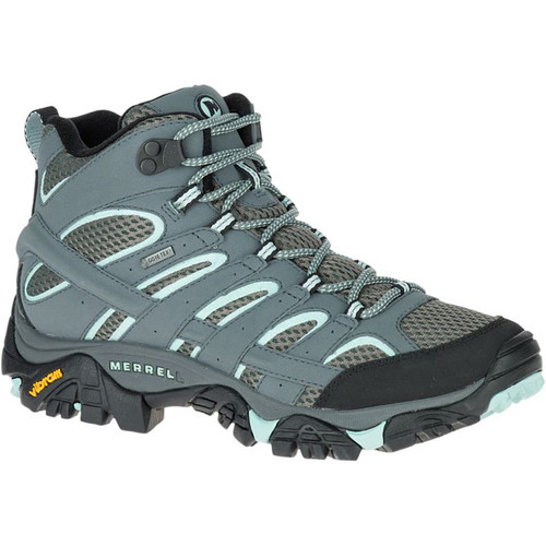 Merrell Moab 2 Mid Goretex Womens (D) Wide Waterproof Hiking Shoes- Sed Sage