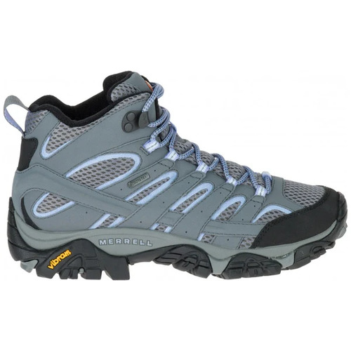 Merrell Moab 2 Mid Goretex Womens Hiking Boots - Grey/Perwinkle