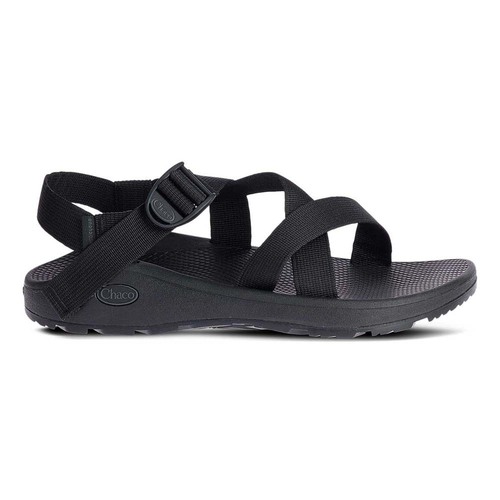Chaco Z/Cloud Mens Cushioned Adjustable Strap Sandals - Solid Black