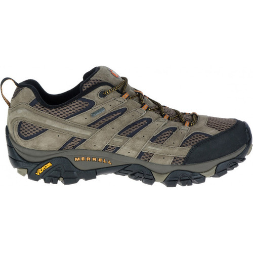 Merrell Moab 2 Leather Goretex Mens Hiking Shoes - Walnut
