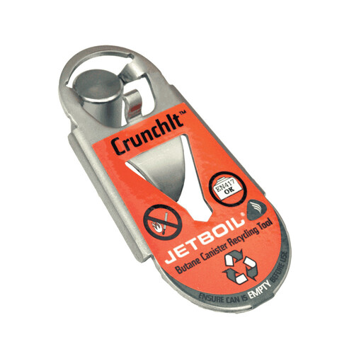Jetboil Crunchit Fuel Canister Recycling Tool - Silver