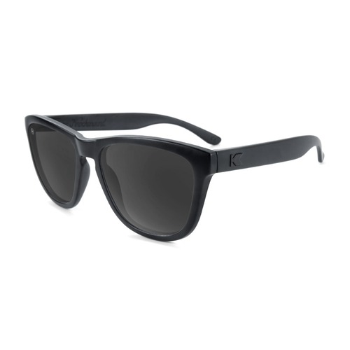 Knockaround Premiums Sport Sunglasses - Black on Black/Smoke