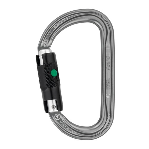 Petzl AM'D Locking D-Shape Locking Carabiner