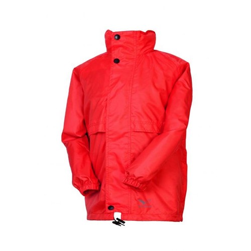 Rainbird Childrens Stowaway Waterproof Packable Rain Jacket - Red