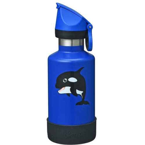 Cheeki Insulated Kids Water Bottle - Orca - 400ml