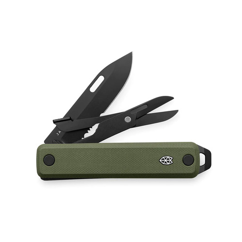The James Brand The Ellis Serrated Multi-Tool - OD Green/Black/G10