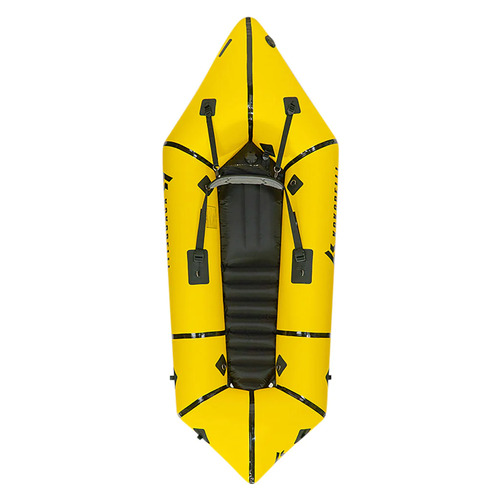 Kokopelli Nirvana Self-Bailing 1 Person Packraft - Yellow