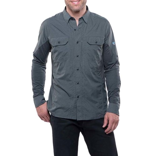 KUHL Airspeed Mens Long Sleeve Shirt- Carbon