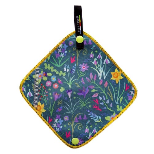 Kula Antimicrobial Reusable Sanitary Cloth - Vernal Blooms