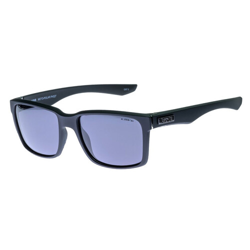 Liive Moto Polarised Sunglasses - Matt Black
