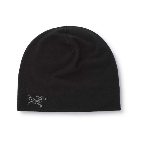 Arcteryx Rho Lightweight Wool Toque - Black - L/XL