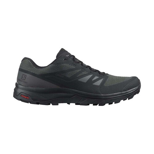 Salomon OUTline Wide GTX Mens Hiking Shoes - Black/Phantom/Magnet