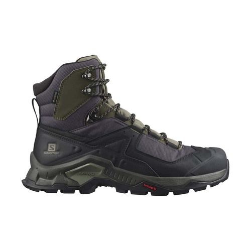Salomon Quest Element GTX Mens Hiking Boots - Black/Deep Lichen Green/Olive Night
