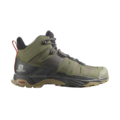 Salomon X Ultra 4 Mid GTX Mens Hiking Boots - Deep Lichen Green/Peat/Kelp