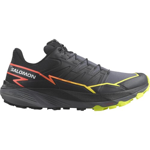 Salomon Thundercross Mens Trail Running Shoes - Black/Quiet Shade/Fiery Coral