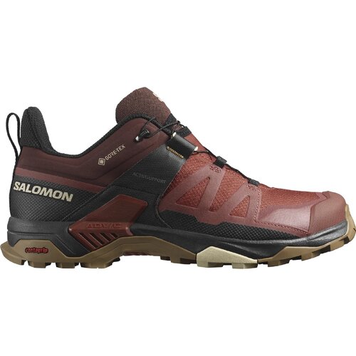 Salomon X Ultra 4 GTX Mens Hiking Shoes - Burnt Henna/Black/Dull Gold