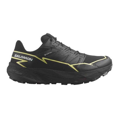 Salomon THUNDERCROSS GTX Womens Trail Running Shoes - Black/Black/Charlock