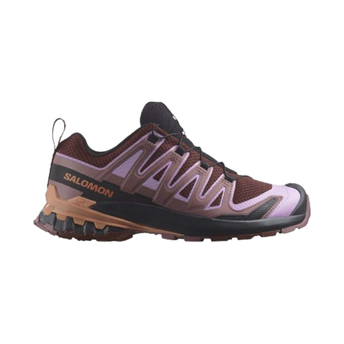 Salomon XA Pro 3D V9 Womens Trail Running Shoes - Rum Raisin/Orchid Bouquet/Canyon Clay