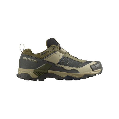 Salomon X Ultra 5 GTX Mens Hiking Shoes - Martini Olive/Gray Green - US10