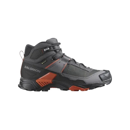 Salomon X Ultra 5 Mid GTX Mens Hiking Boots - Asphalt/Castelrock/Bu