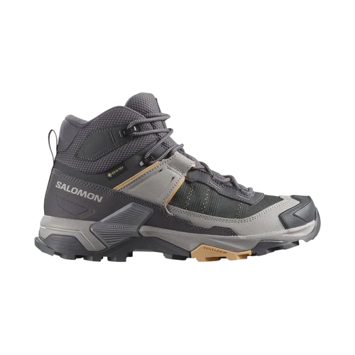Salomon X Ultra 5 Mid GTX Womens Hiking Boots - Nine Iron/Gull/Soft Clay