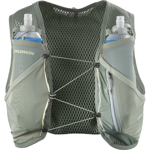 Salomon Active Skin 4 Set Unisex Hydration Vest - Laurel Wreath/Lily Pad/Aloe Wash - XS