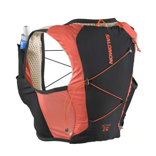 Salomon Active Skin 4 Womens Hydration Vest - Emerglow/Black - L