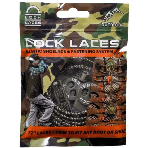 Lock Laces 72in Boot Laces - Camo