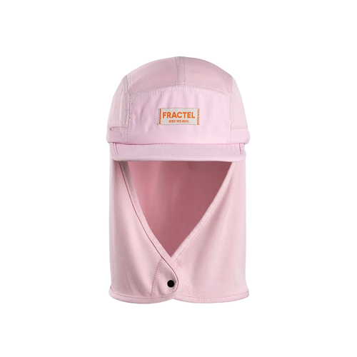 Fractel Legionnaire L-Series Unisex Running Cap - Ponytail Hole - Quartz - S/M