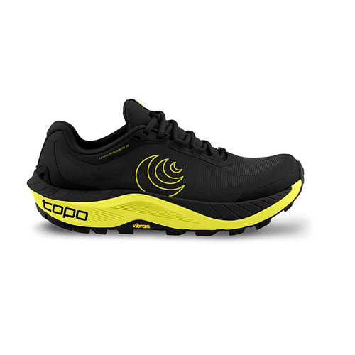 TOPO Mountain Racer 3 Mens Trail Running Shoes - Black/Lime