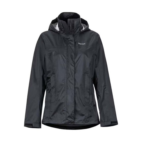 Marmot Precip Eco Womens Waterproof Jacket - Black - L