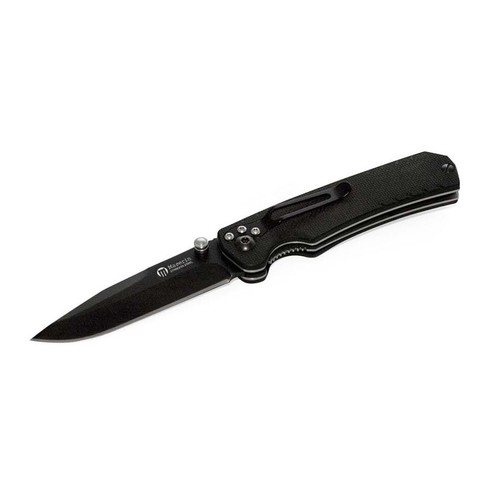 Maserin Sport 90mm Knife Blade - Black Handle with Stud