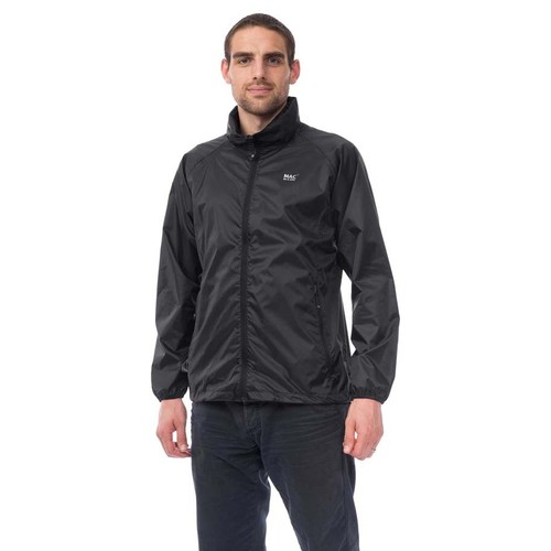 Mac In A Sac Origin Unisex Waterproof Packable Rain Jacket - Jet Black
