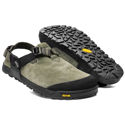 Bedrock Suede Leather Unisex Mountain Clogs - Sagebrush - US M10/W11