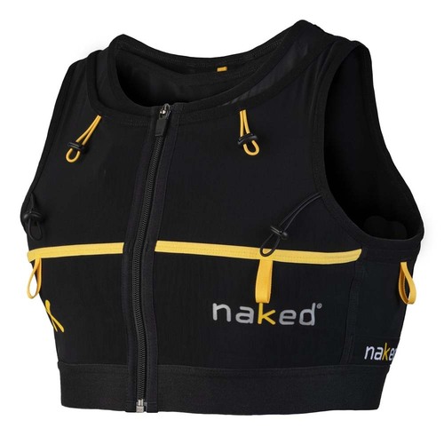 Naked High Capacity Mens Running Vest - Black