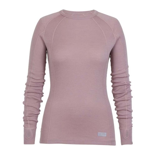 XTM Merino 230 Wool Womens Long Sleeve Thermal T-Shirt - Fog - 8